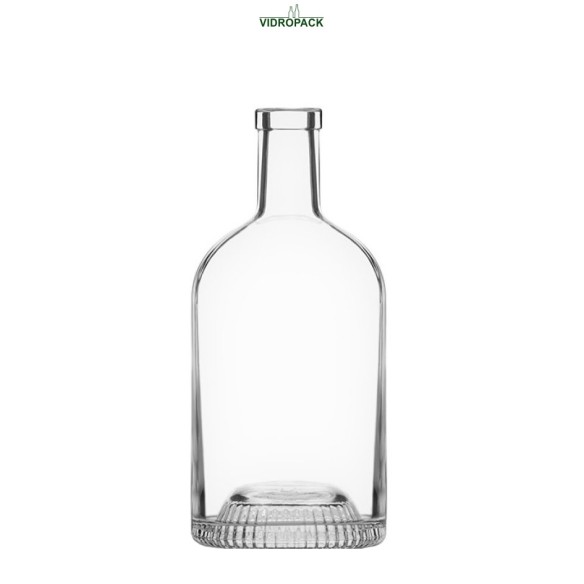 500 ml nocturne Ribs glazen fles helder glas met kurk monding