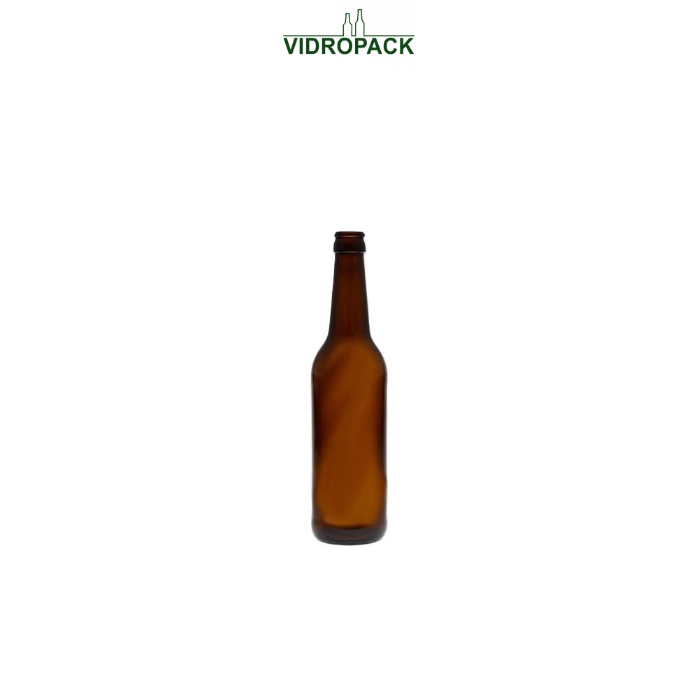 500 ml longneck ølflaske brun med kapsel munding 26mm